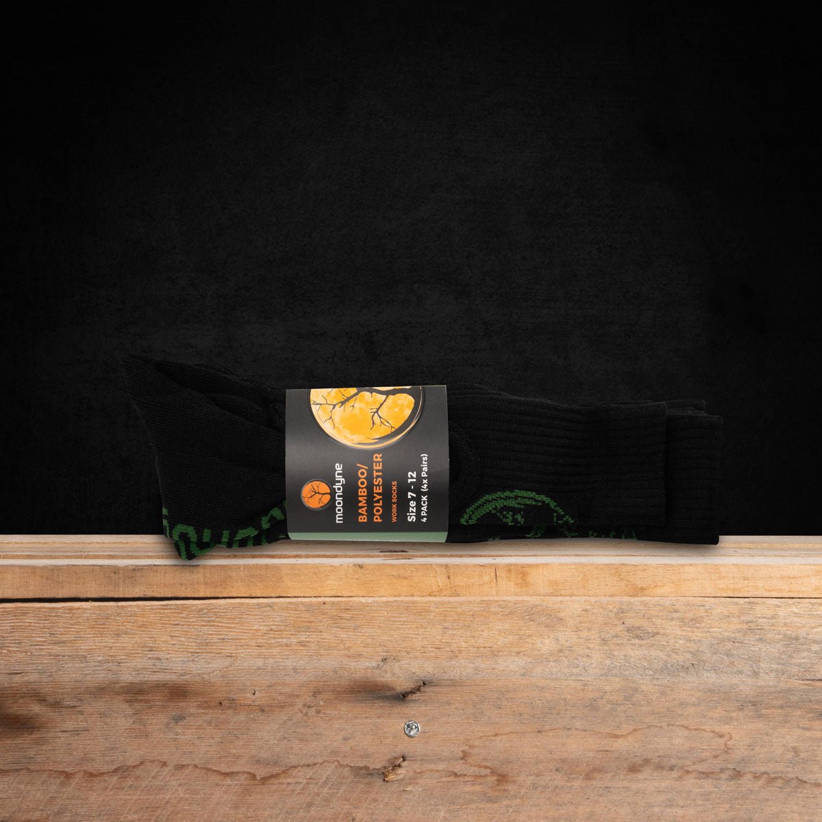 4pk Polyester/Bamboo Sock Promo - 7 - 12 - Rugged Xtremes