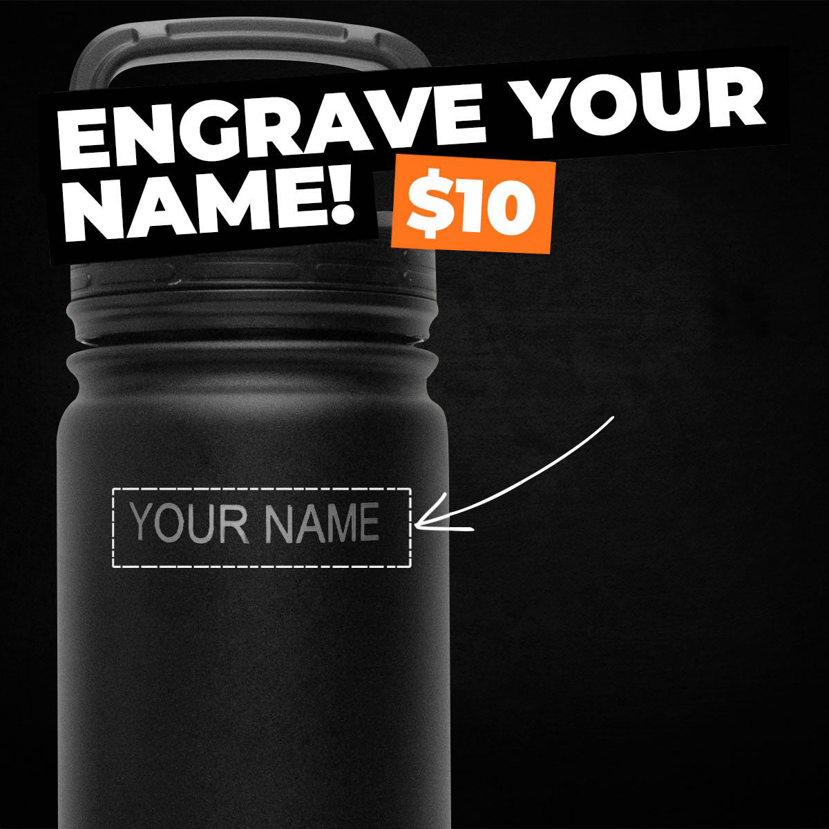 700ml Insulated Bottle - Black - Rugged Xtremes