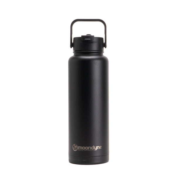 Insulated Bottle – 1200ml – Stainless Steel - Black