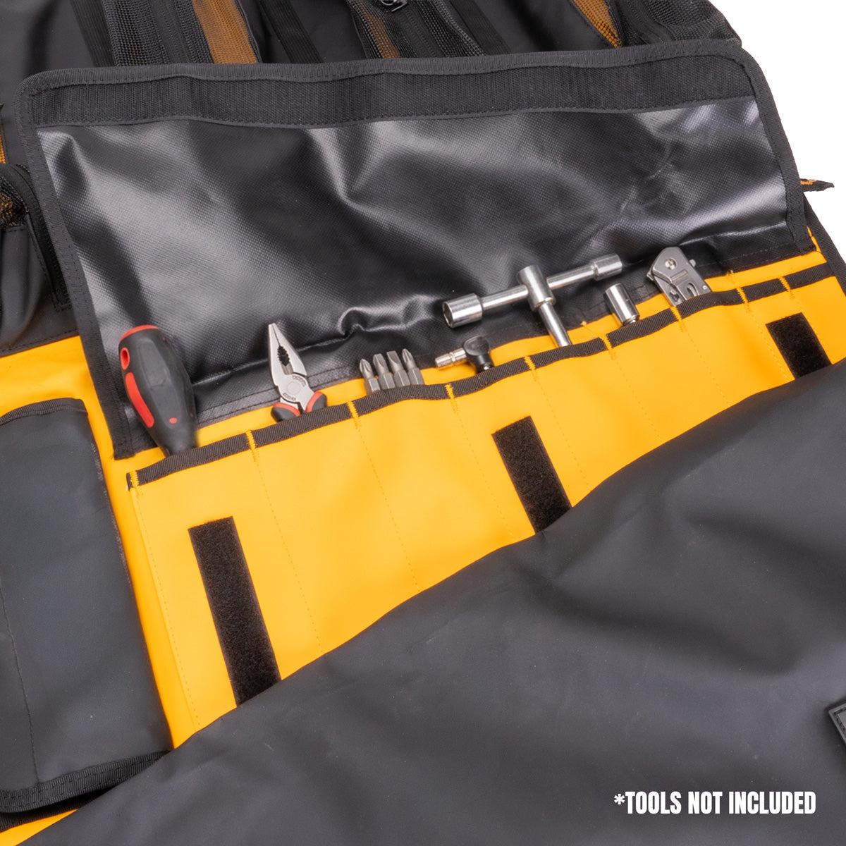 THE WORKSHOP TOOL ROLL - PVC - Yellow/Black