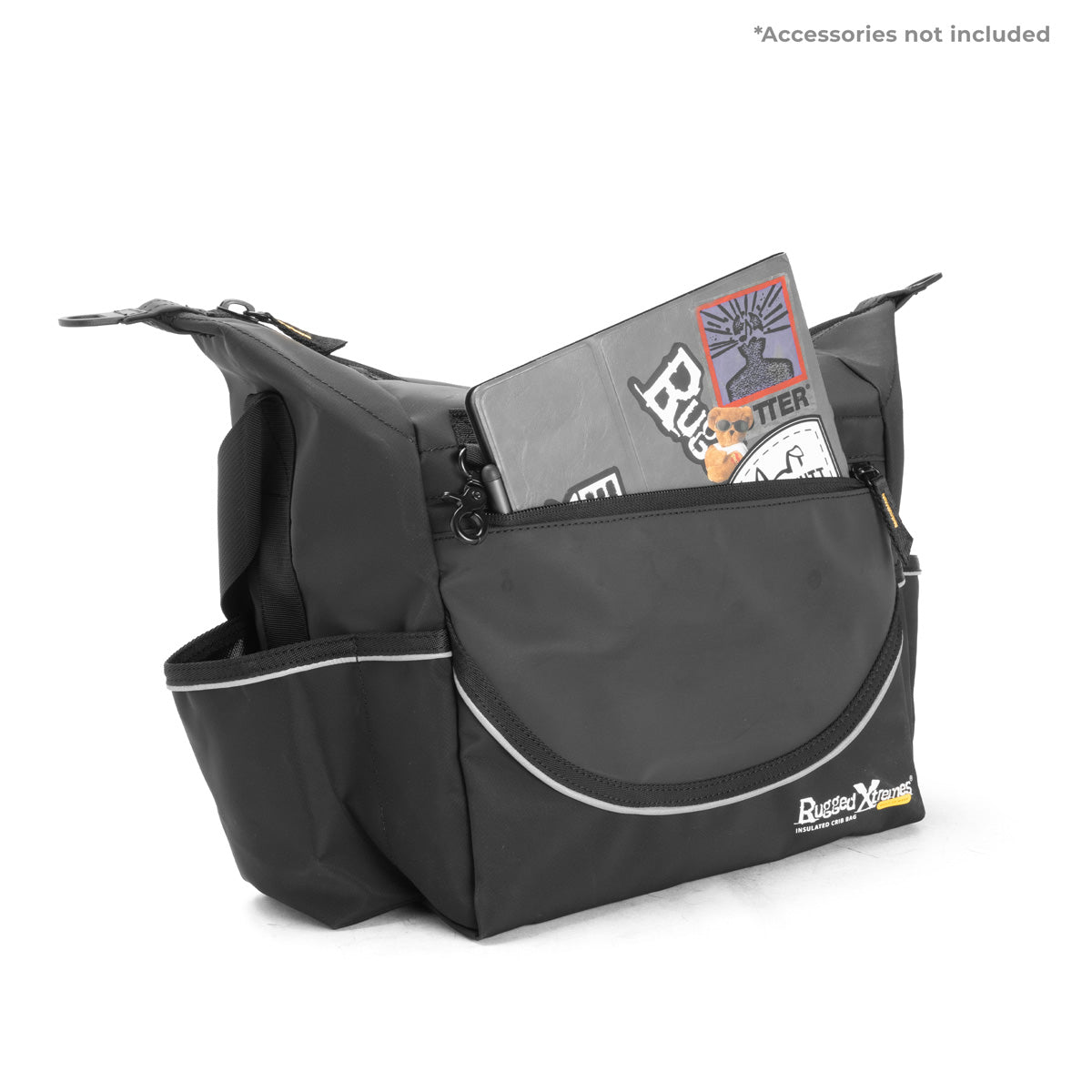 Insulated Crib Bag - Black PVC