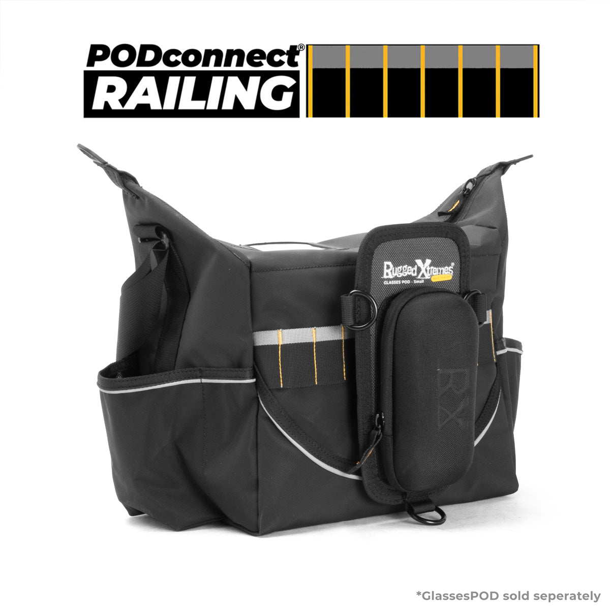 Insulated Crib Bag - Black PVC