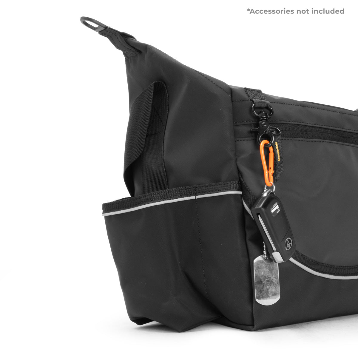 Insulated Crib Bag - Black PVC