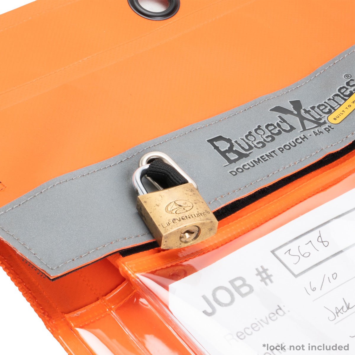 A4 DOCUMENT POUCH - ORANGE - Rugged Xtremes