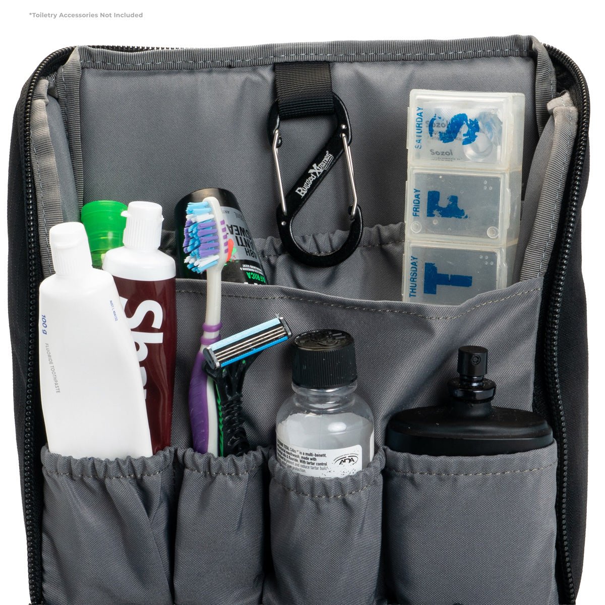 FIFO TOILETRY BAG - NAVY BLUE - Rugged Xtremes