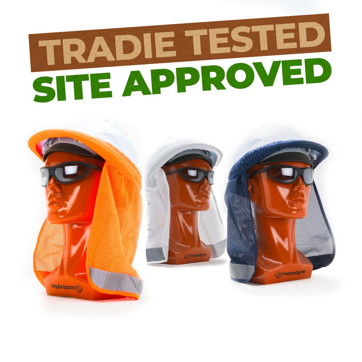 Hard Hat Neck Flap - White - Rugged Xtremes