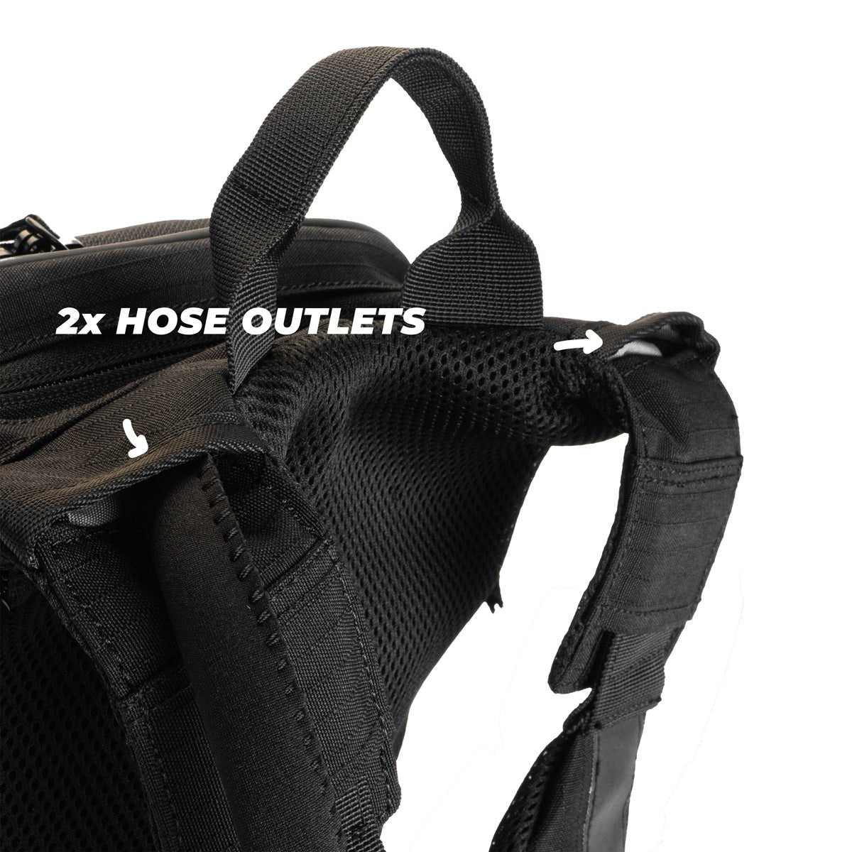 HYDRATION BACKPACK - BLACK - Rugged Xtremes