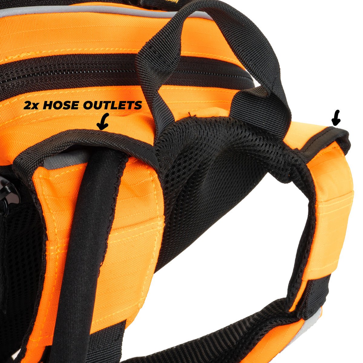 HYDRATION BACKPACK - HIVIS ORANGE - Rugged Xtremes
