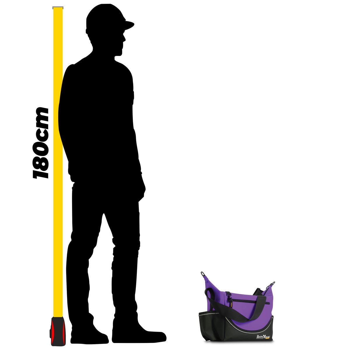 Insulated Crib Bag - Purple PVC - Rugged Xtremes