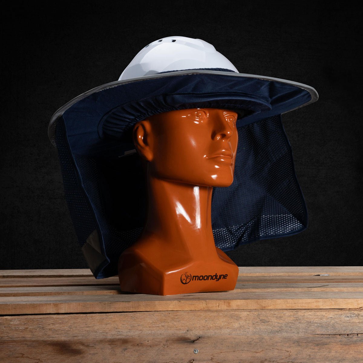 Pop - up Protection for Hard Hats - Blue - Rugged Xtremes