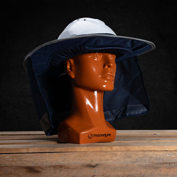 Pop - up Protection for Hard Hats - Blue - Rugged Xtremes
