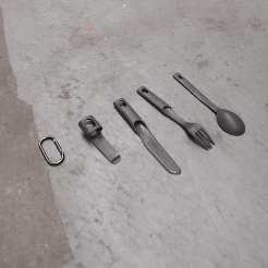Reusable composite cutlery set - Rugged Xtremes