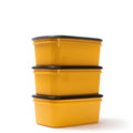 Crib Containers - Vacuum Seal - 1100ml 3pck - Yellow