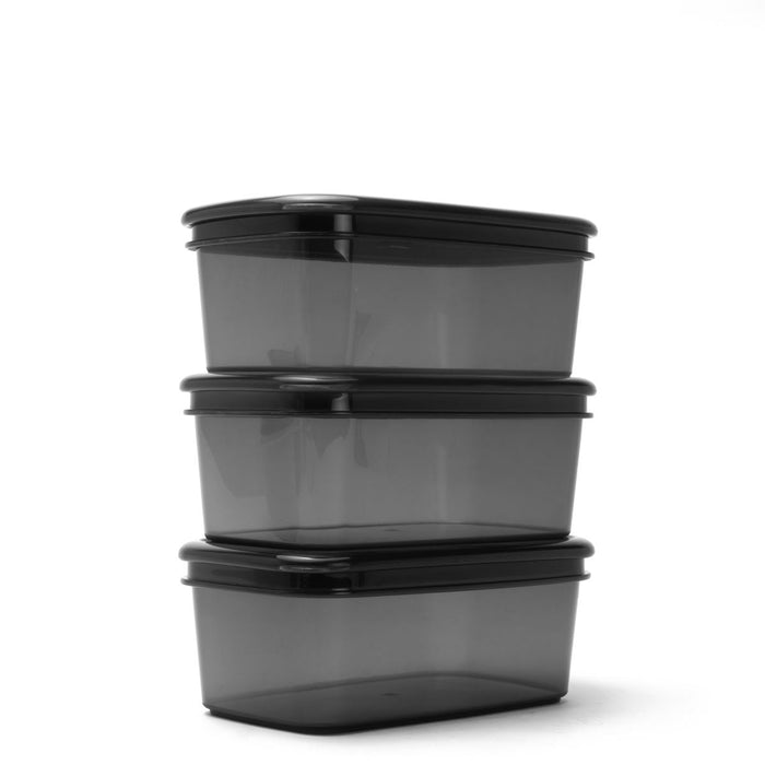 1100ml Reusable Crib Container Set - Black - Rugged Xtremes