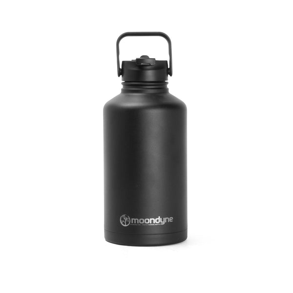 1950ML Insulated Bottle - BLACK - Rugged Xtremes