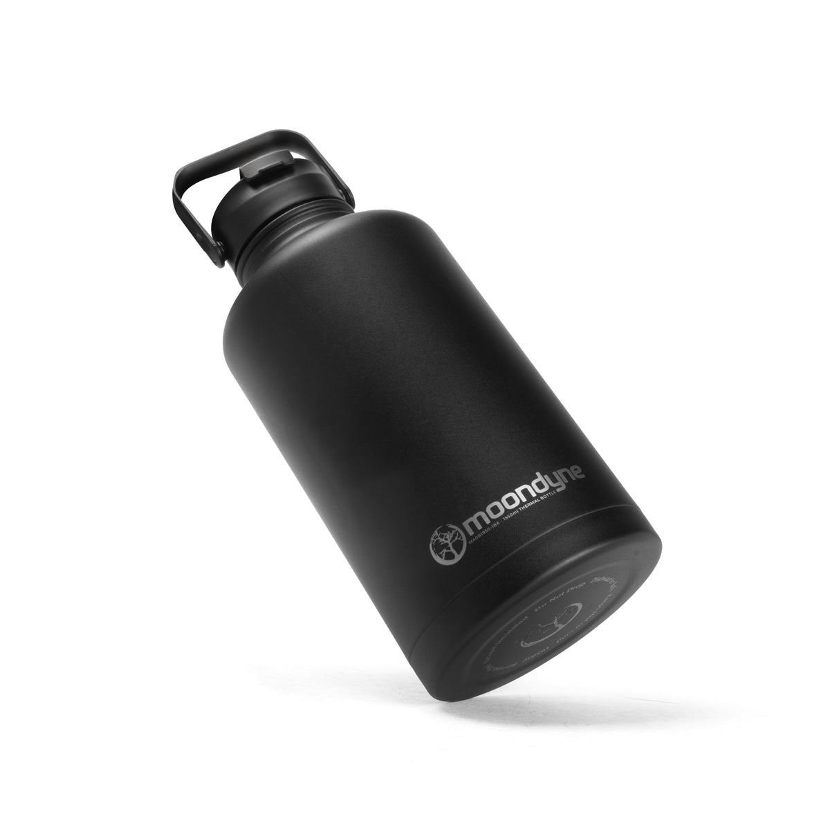 1950ML Insulated Bottle - BLACK - Rugged Xtremes