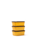 Crib Containers - Vacuum Seal - 350ml 3pck - Yellow