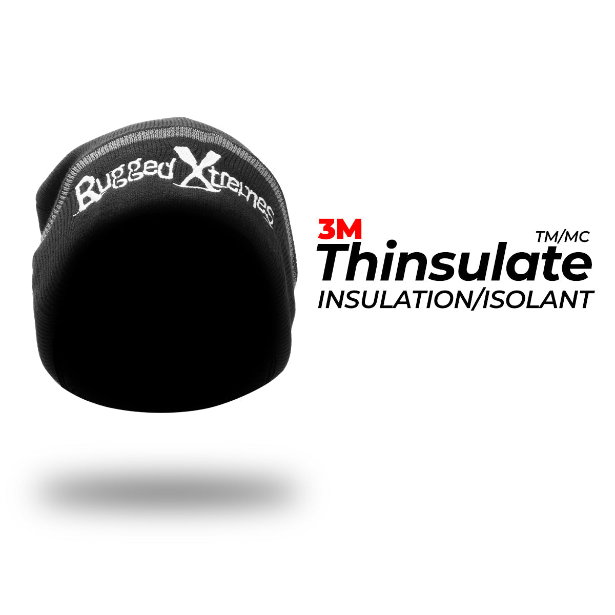 3M THINSULATE BEANIE - BLACK - Rugged Xtremes