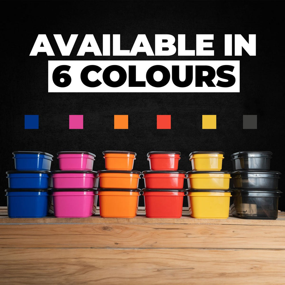 3pck Assorted Reusable Crib Containers - Black