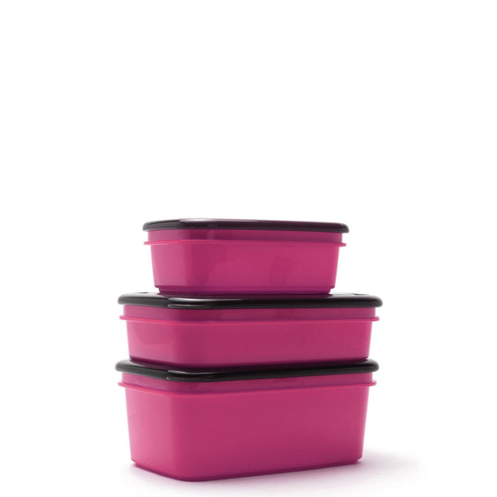 3pck Assorted Reusable Crib Containers - Pink - Rugged Xtremes
