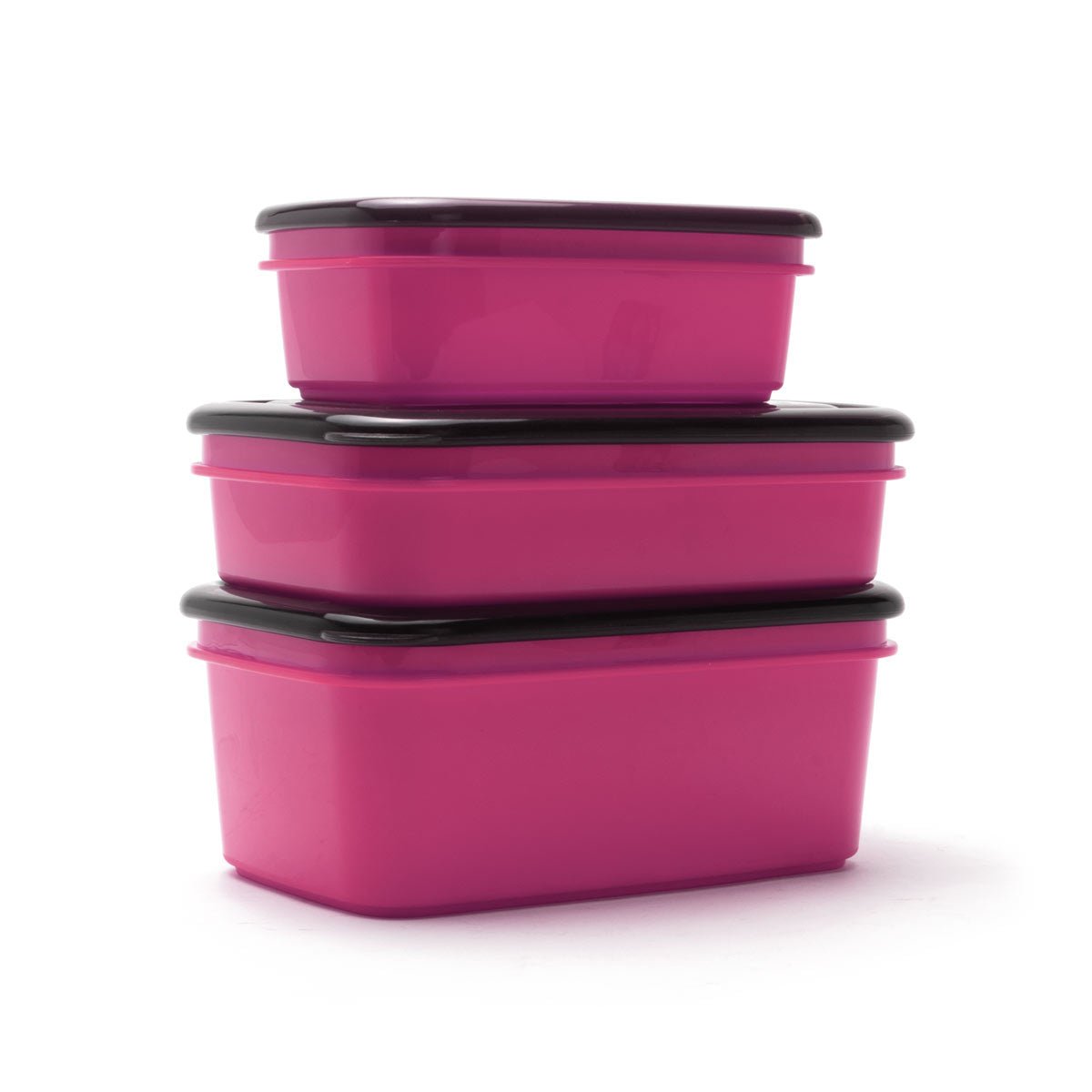 3pck Assorted Reusable Crib Containers - Pink - Rugged Xtremes