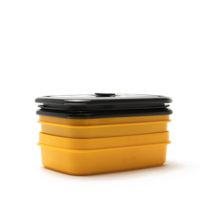 3pck Assorted Reusable Crib Containers - Yellow - Rugged Xtremes
