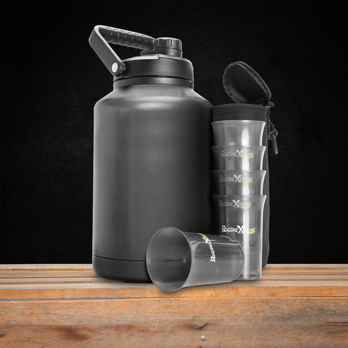 6L INSULATED BOTTLE + CUPS - Rugged Xtremes