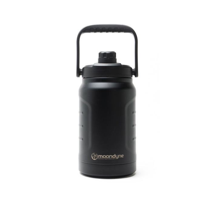 Insulated Tradie Tank – 2.5L – Stainless Steel - Black