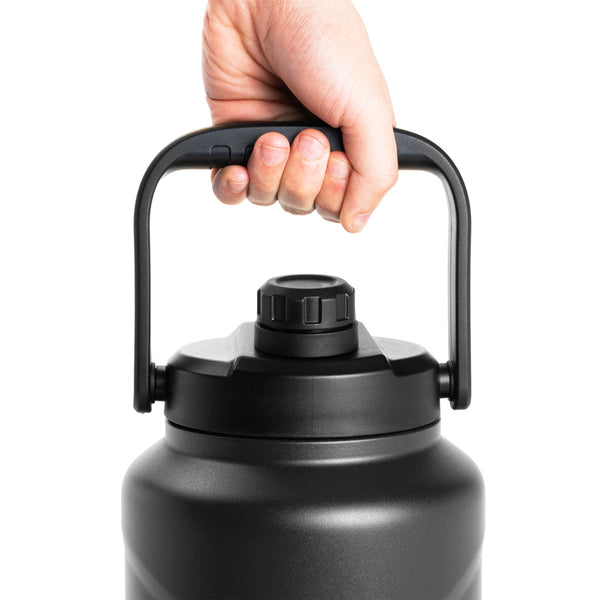 Insulated Tradie Tank – 4L – Stainless Steel - Black