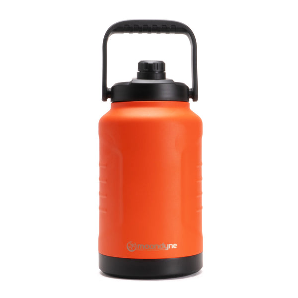 Tradie Tank Insulated Water Bottle – 4L – Stainless Steel - Orange