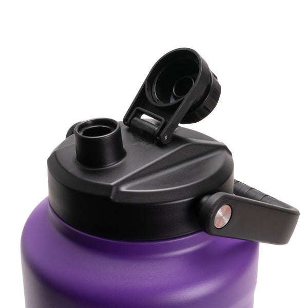 Tradie Tank Insulated Water Bottle – 4L – Stainless Steel - Purple