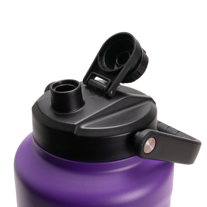 Tradie Tank Insulated Water Bottle – 4L – Stainless Steel - Purple