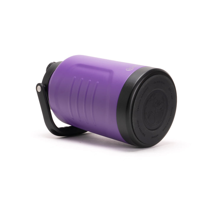 Tradie Tank Insulated Water Bottle – 4L – Stainless Steel - Purple