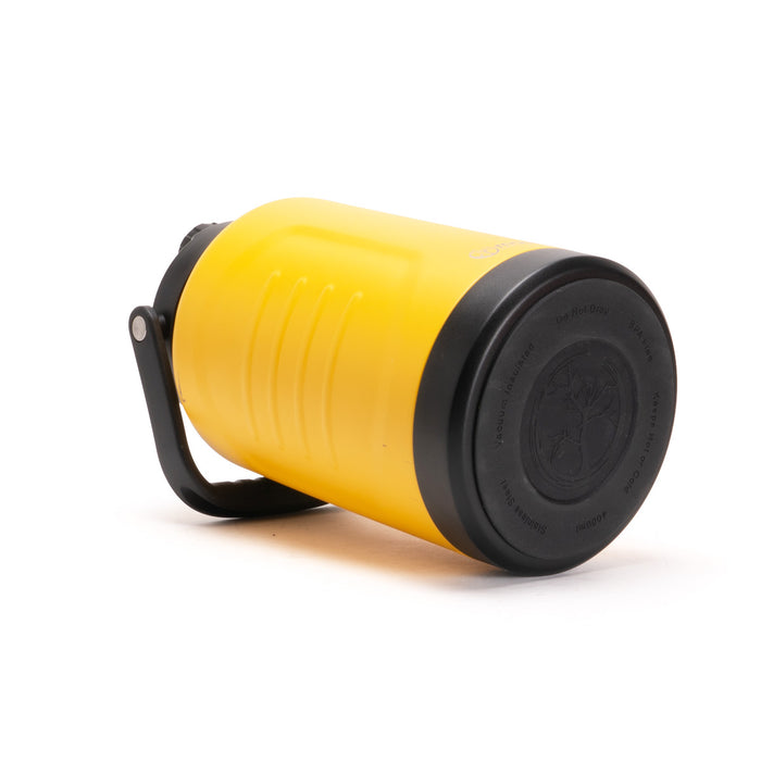 Tradie Tank Insulated Water Bottle – 4L – Stainless Steel - Yellow
