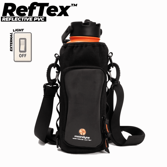 Bottle Carry Pouch – 1200ml – Canvas - Black