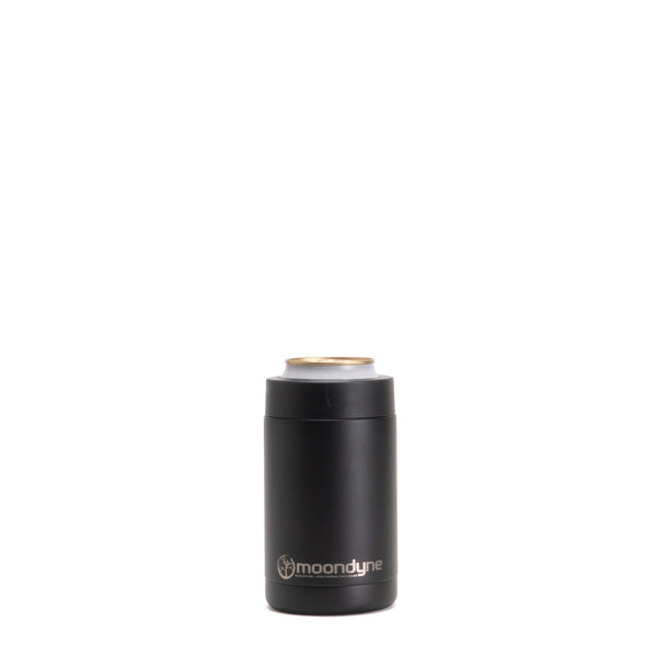 Can Cooler – 375ml – Stainless Steel - Black