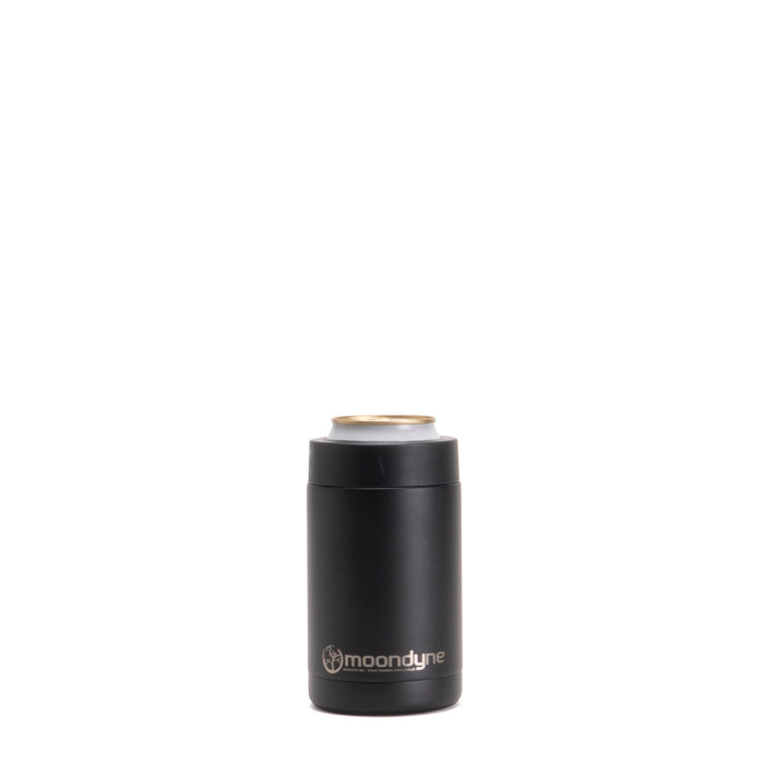 Can Cooler – 375ml – Stainless Steel - Black