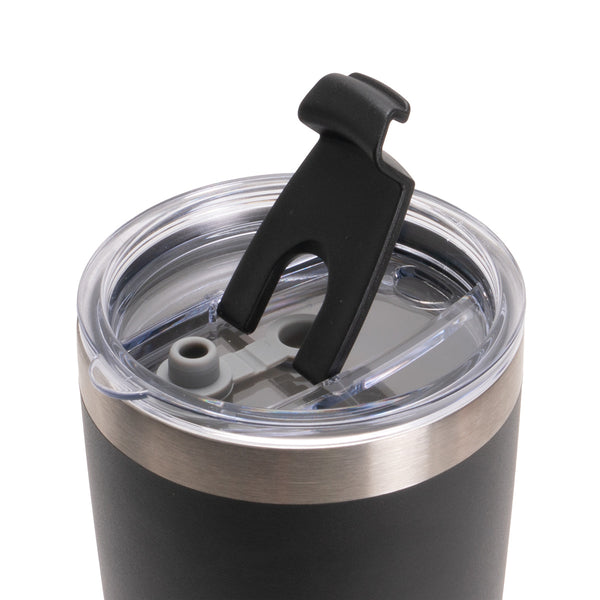Insulated Coffee Mug – 600ml – Stainless Steel - Black