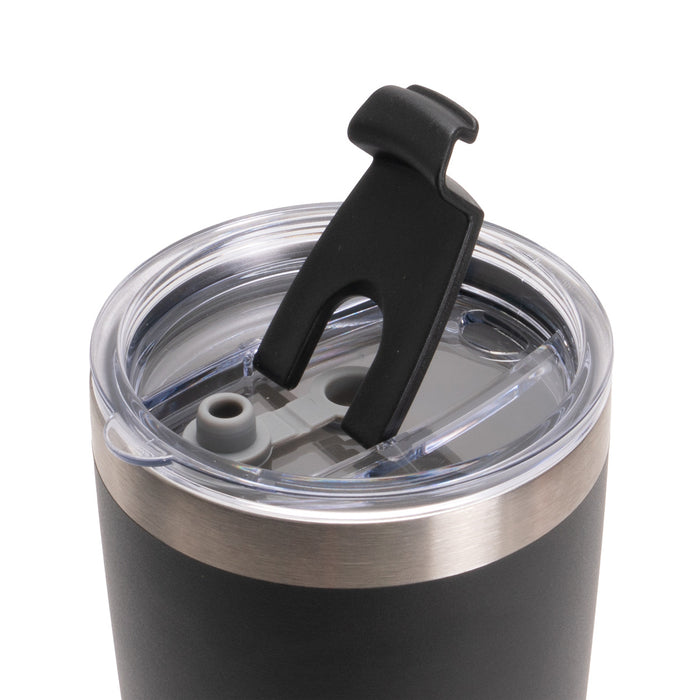 Insulated Coffee Mug – 600ml – Stainless Steel - Black