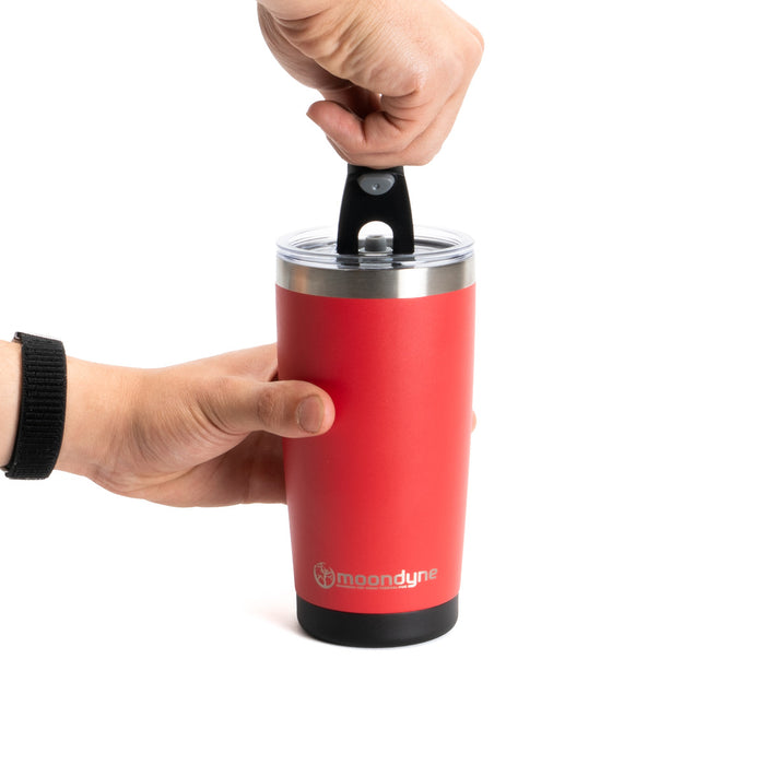 Insulated Coffee Mug – 600ml – Stainless Steel - Red