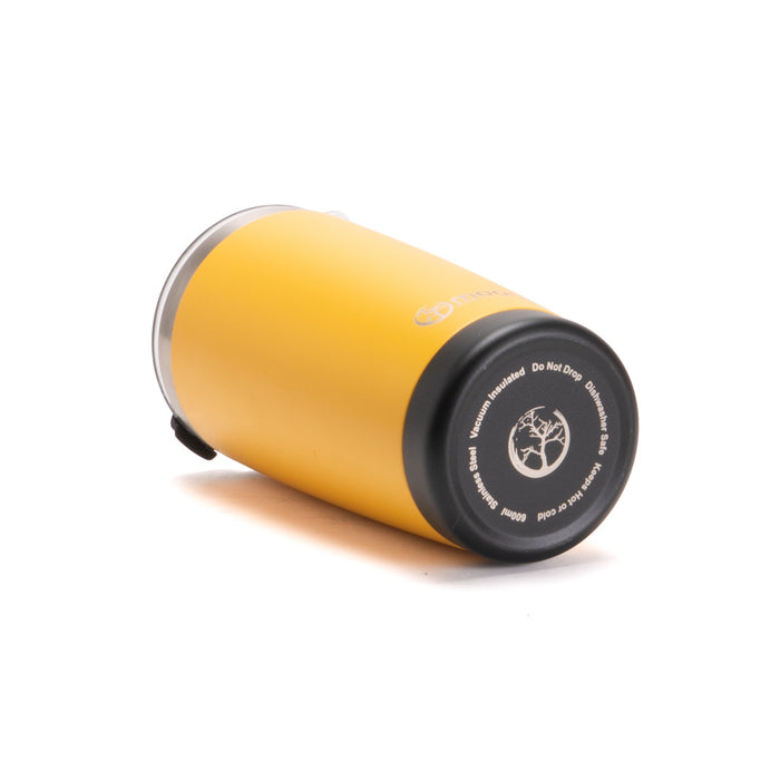 Insulated Coffee Mug – 600ml – Stainless Steel - Yellow