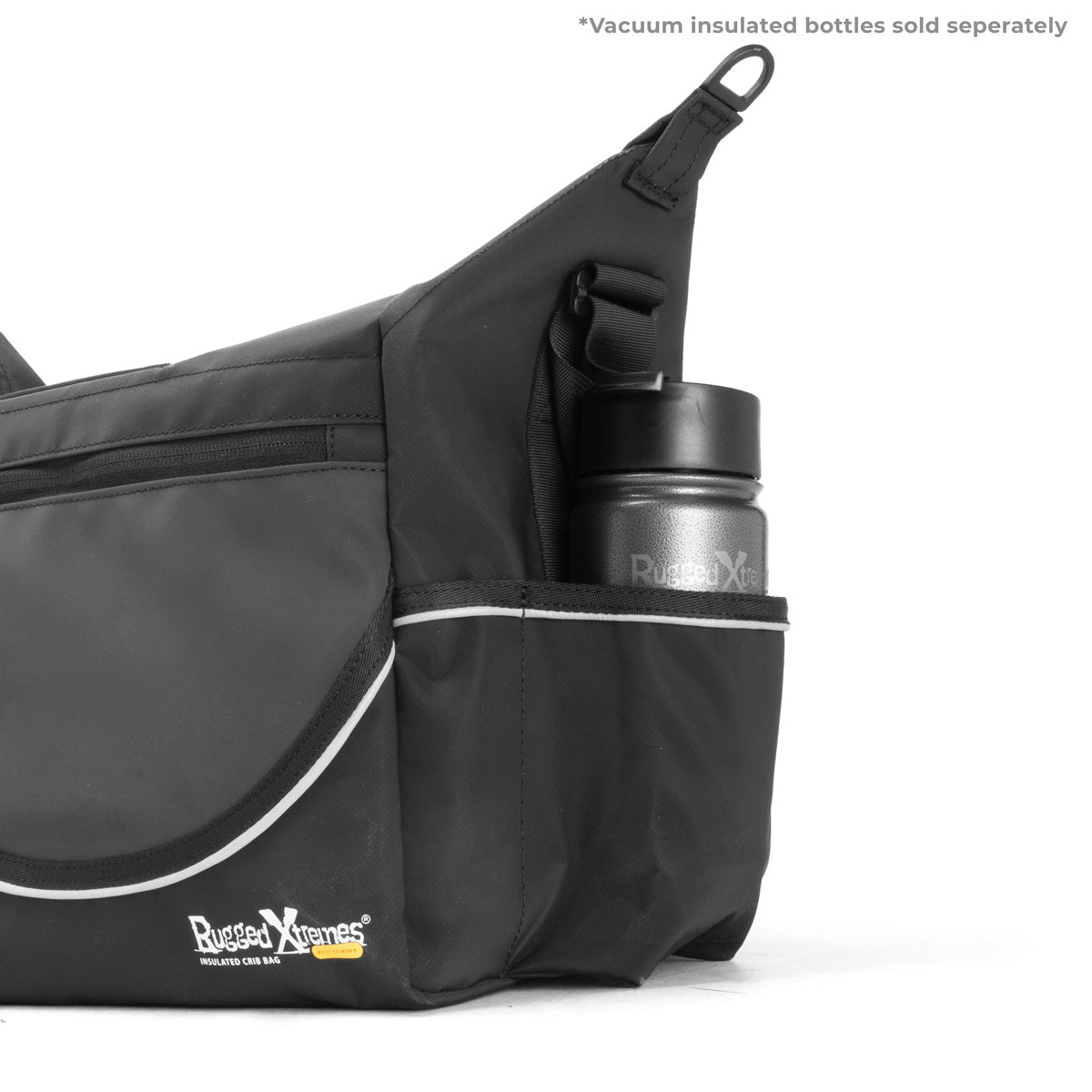 Insulated Crib Bag - Black PVC