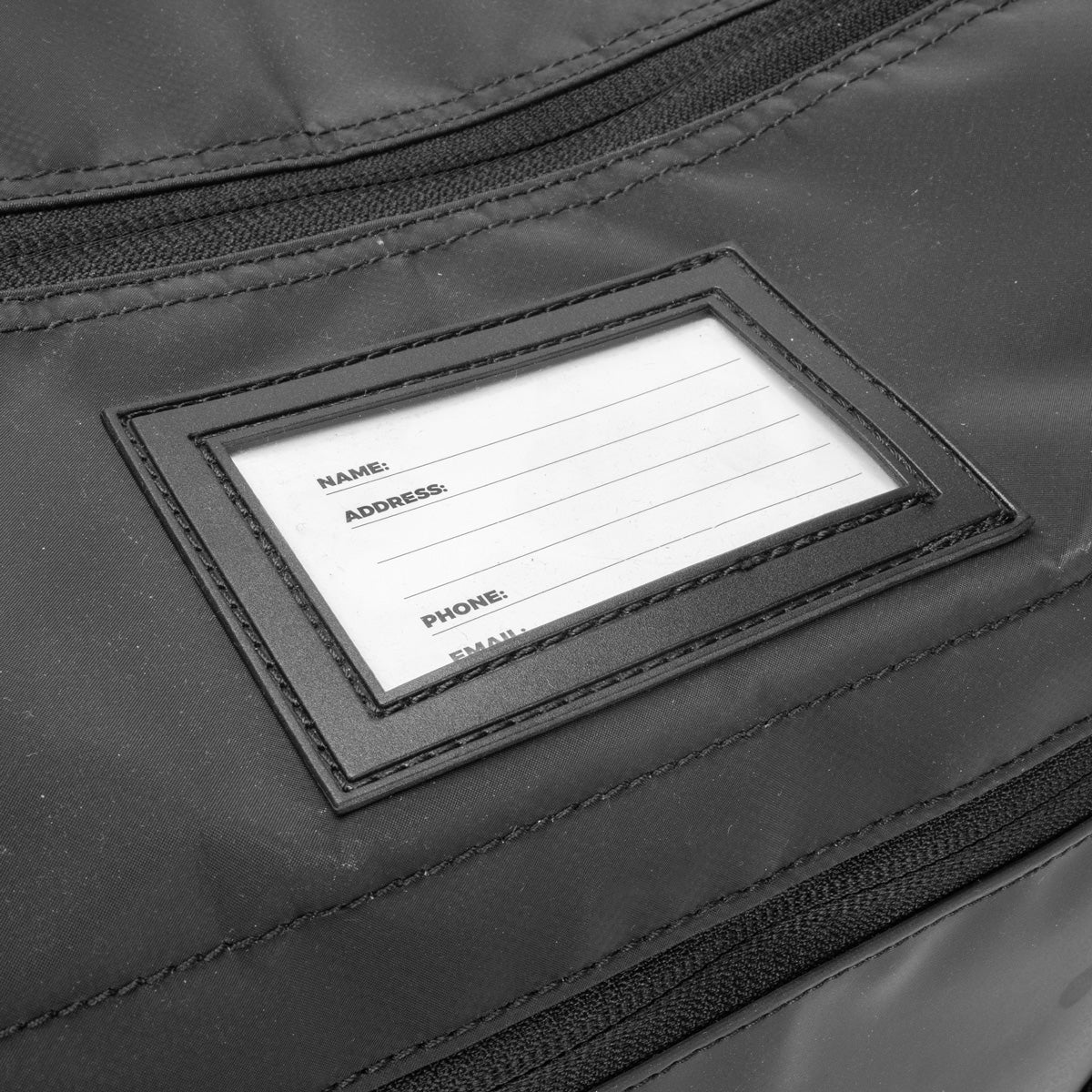 Insulated Crib Bag - Black PVC