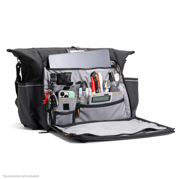 XL Insulated Crib Bag – 30L - Canvas – Black