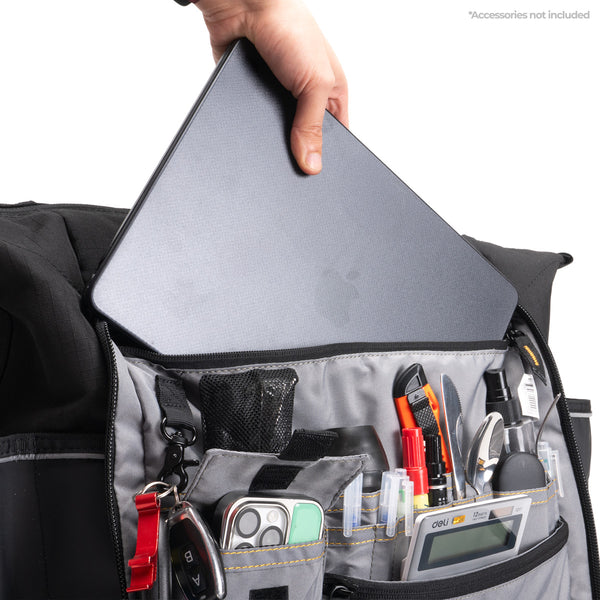 XL Insulated Crib Bag – 30L - Canvas – Black