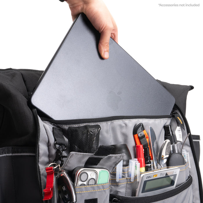 XL Insulated Crib Bag – 30L - Canvas – Black