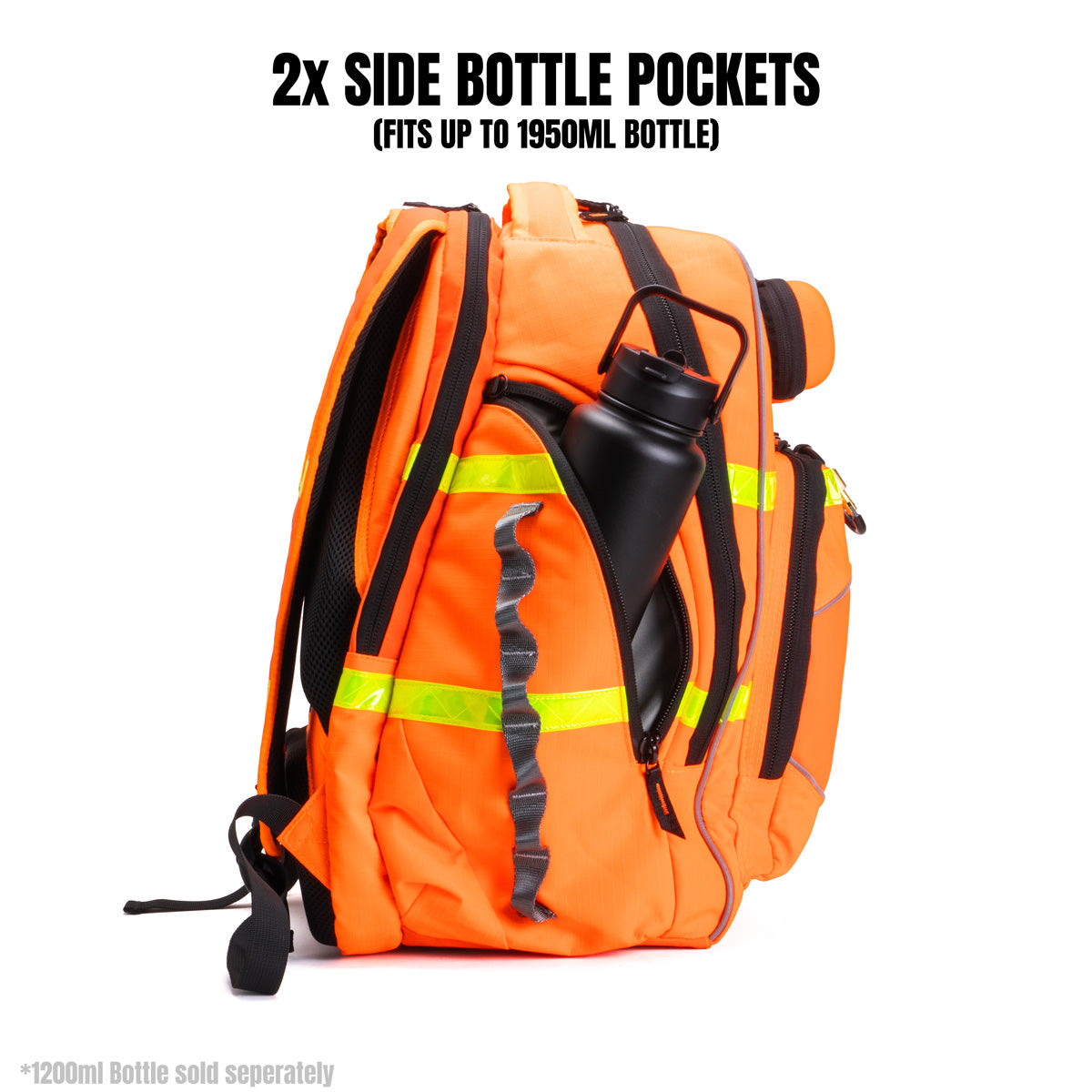 Rugged Xtremes Laptop/Travel Backpack | HIVIS Orange |