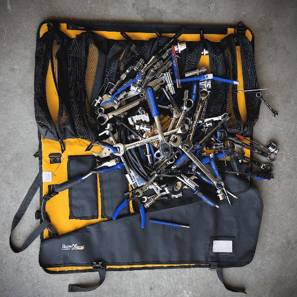 THE WORKSHOP TOOL ROLL - PVC - Yellow/Black