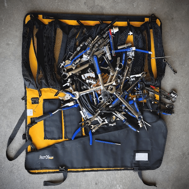 THE WORKSHOP TOOL ROLL - PVC - Yellow/Black