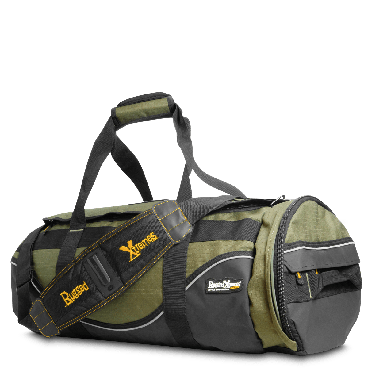 Rugged Xtremes 64L Duffle Bag Green Canvas